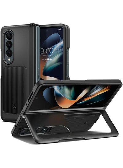 اشتري Neo Hybrid S for Samsung Galaxy Z Fold 4 Case Cover with Kickstand - Black في الامارات