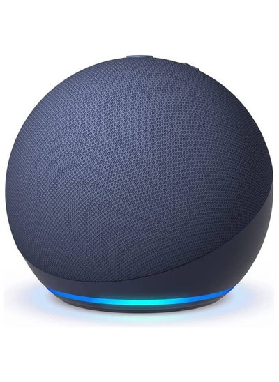 اشتري Echo Dot 5th Gen Bluetooth Smart Speaker blue (last version) في الامارات