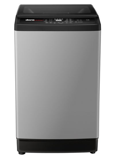 Buy Dora Elegant Top Load Automatic Washing Machine, 11 kg, 10 Program, , Silver - DETLK11A(SL) in Saudi Arabia