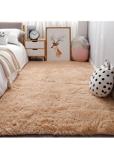 Buy Area Rugs Soft Indoor Fluffy Living Room Carpets, Bedroom Rug for Kids, Anti-Skid Durable Rectangular Rug in Saudi Arabia