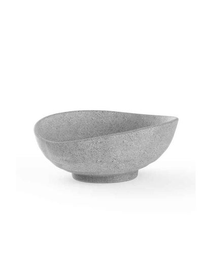 Buy Galaxy melamine bowl 26 cm gray granite in Saudi Arabia