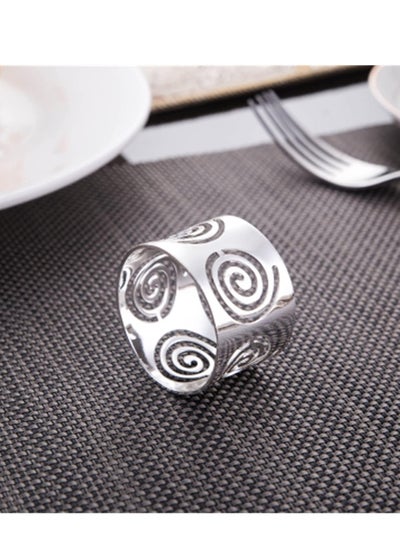 Buy Napkin Rings Set of 12 (silver) in Egypt