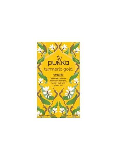 Buy Pukka Turmeric Gold Organic Herbal 20 Tea Bags in UAE