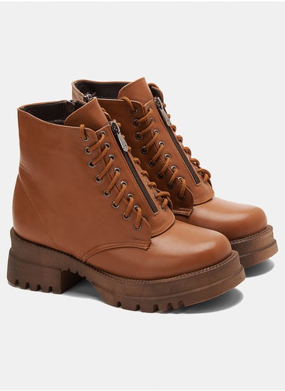 Buy Zip Up Laced Combat Boots in Egypt