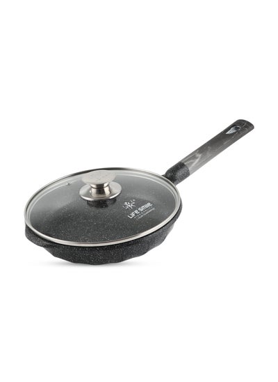 اشتري Fry Pan- Multi Layer Granite Non Stick Coating Pan | Heat-Resistant Handle Hanging Loop | 100% PFOA FREE | Induction base في الامارات