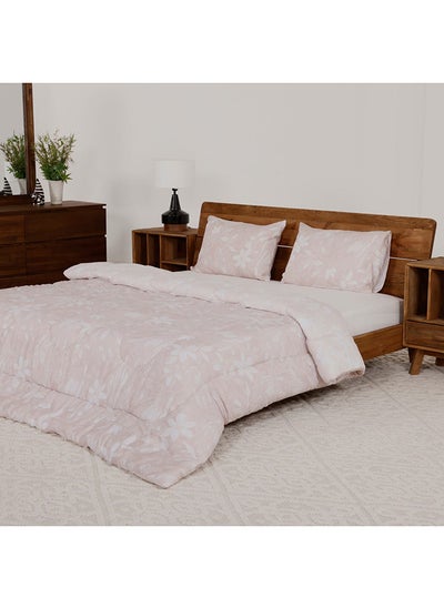 Buy Aurelia Super King-Sized Comforter Set, Blush - 240x260 cm in UAE