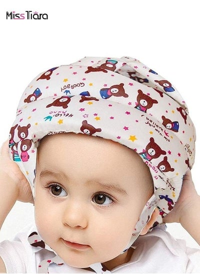 Buy Baby Safety Helmet Head Protector Breathable & Adjustable Head Cushion Bumper Bonnet for Running Walking Crawling in Saudi Arabia