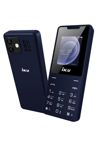 Buy IKU S3 Dual SIM, 1.8 Inches Display, 1000mAh Battery – Blue in Egypt