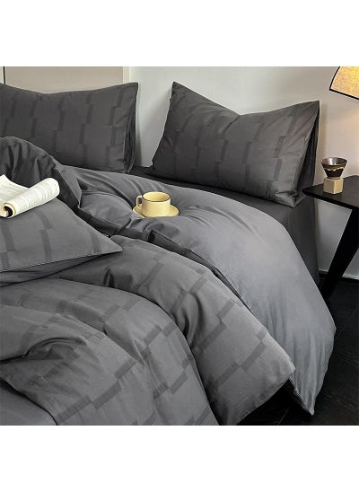 Buy 4-Piece Cotton Comfortable Set Bed Sheet Set Gift Birthday Gift Moving Gift in Saudi Arabia