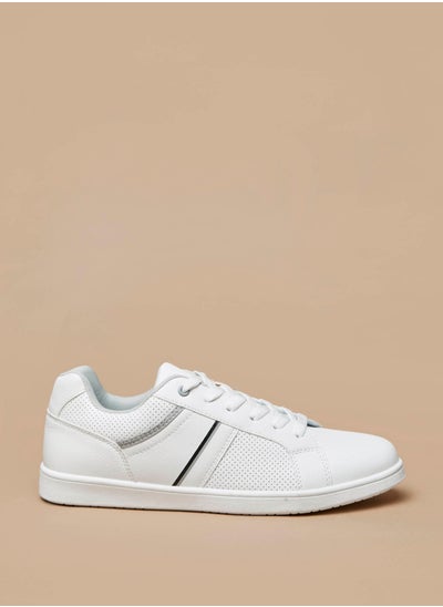 اشتري Paneled Lace Up Casual Sneakers By Shoexpress في السعودية