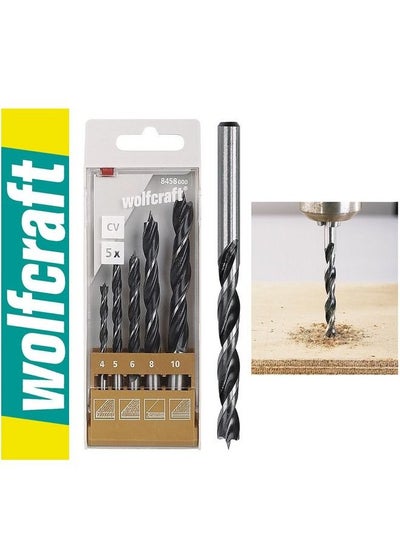 Buy Wolfcraft  CV4A10 Case of 5 Wood Drill Bits in Egypt