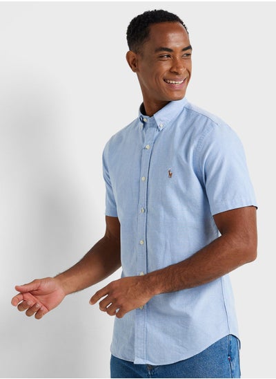 Buy Logo Slim Fit Shirt in Saudi Arabia