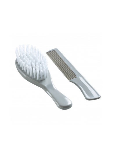 Buy Brush and Comb Set Grey in UAE