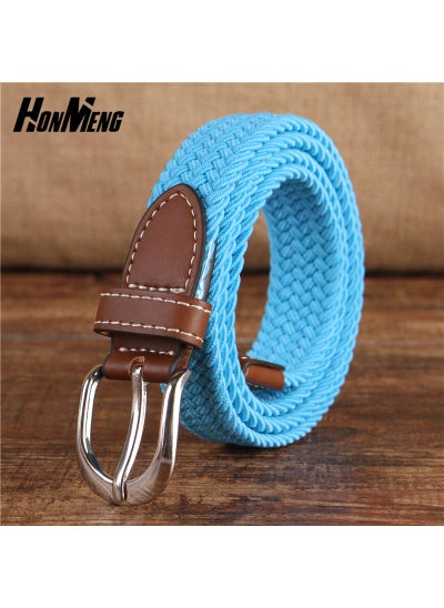 Buy 2.5cm Elastic Canvas Belt UnisexC11 C11 in UAE