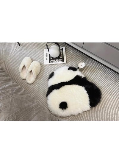 اشتري Panda Fuzzy Plush Rug Fluffy Sleeping Floor Cushion Cute Room Decor For Small Pet Soft Moisture-Proof في السعودية