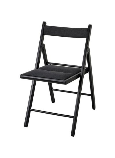 Buy Folding Chair Black Knisa Dark Grey in Saudi Arabia