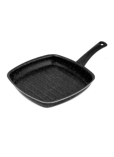 Buy Granite Grill Pan 27cm Black 1.0 Piece in Egypt