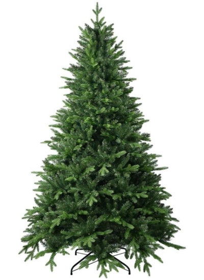 اشتري 1.8M/6ft Artificial Christmas Tree, Premium Unlit Hinged Spruce Full Tree with 450 Branch Tips, Metal Stand, Hinged Structure, Easy Assembly في الامارات