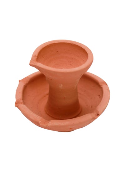 Buy Clay Oil Lamp with stand - Made in Sri Lanka in UAE