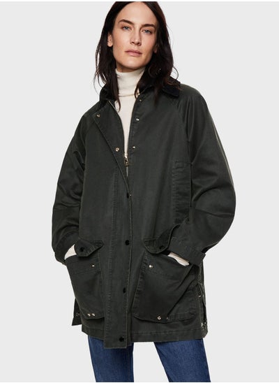 Buy Button Detail Jacket in UAE