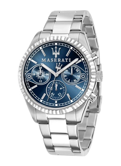 اشتري Maserati Men Competizione Blue Dial Stainless Steel Band R8853100013 - 43mm في الامارات