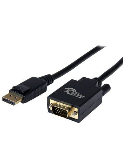 Buy Display Port to VGA Cable - 1.8M - Black in Egypt