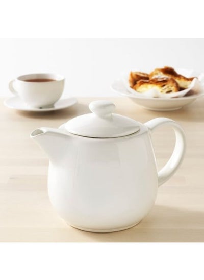 Buy Teapot, off-white, 1.2 l in Egypt