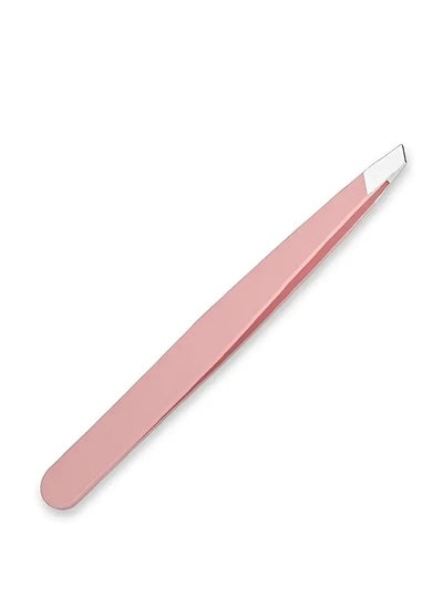 Buy Pink Eyebrow Tweezer Professional Slanted Tweezers Hair Removal Tweezers in UAE