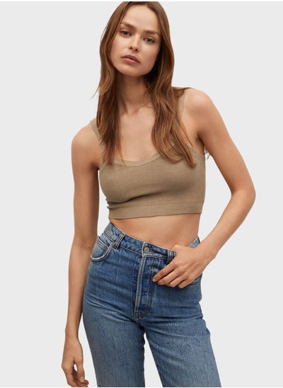 اشتري Knitted Crop Top في السعودية