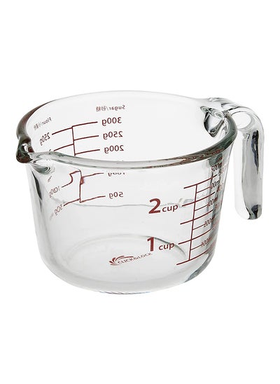 Buy Clicklock Glass Measuring Jug 0.50L in UAE