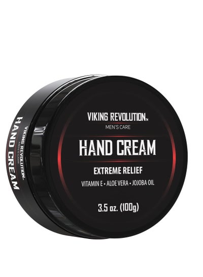 اشتري Mens Hand Cream for Men Hand Cream for Dry Cracked Hands Repair Cream Dry Hand Cream for Dry Hands Balm - Aloe Vera Dry Hands Treatment Skin Moisturizer with Vitamin E 3.5oz في الامارات