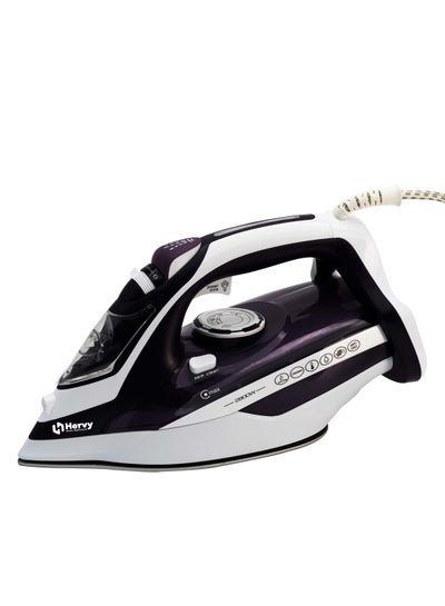 Buy Hervy Steam Iron Mega Purple Color in Egypt