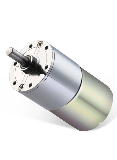 Buy DC 12V 30RPM Gear Motor, High Torque Electric Micro Speed Reduction Geared Motor, Motor Centric Output Shaft 37mm Diameter Gearbox (1Pcs) in UAE