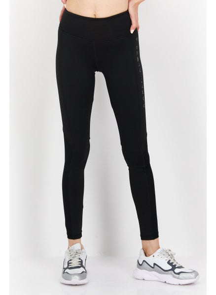 Buy Women Sportswear Fit Pull On Training Leggings, Black in UAE