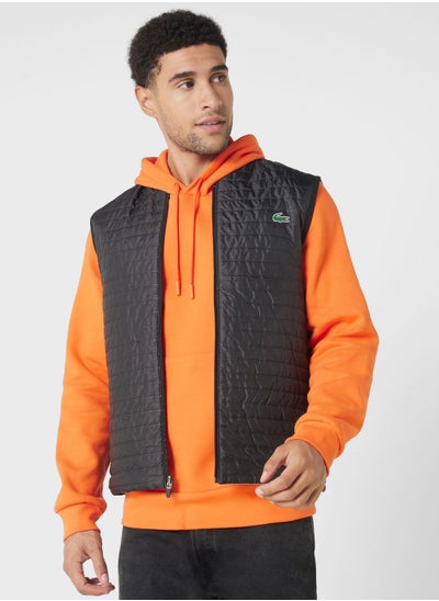 Buy Logo Zip Through Vest Jacket in Saudi Arabia