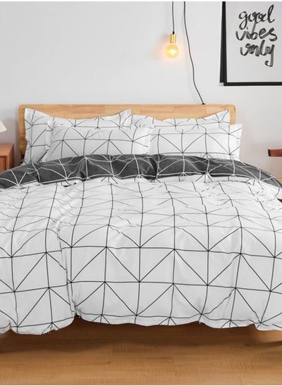 Buy Monochrome Bedding Set - King 200X230Cm in UAE