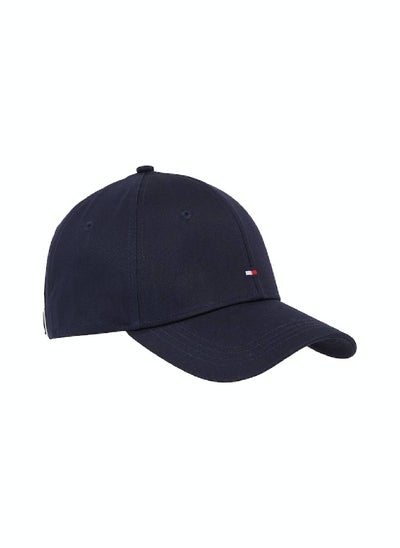 Buy Women's Essential Flag Embroidery Baseball Cap -  Pure organic cotton twill, Blue in UAE