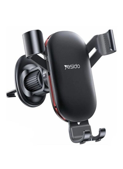 Buy Yesido phone holder C243 aluminum alloy mobile with retractable design air vent and anti-gravity in Egypt