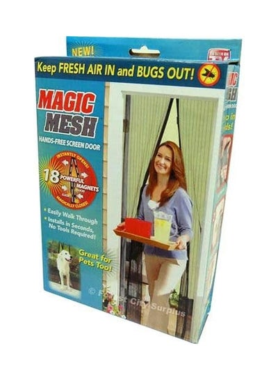 Buy Magic Mesh Hands-Free Screen Net Magnetic Anti Mosquito Bug Home Door Curtain in Egypt