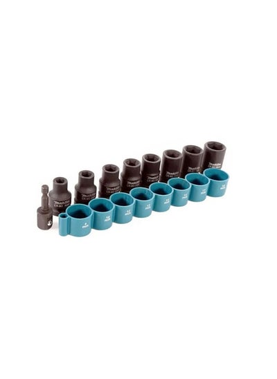 اشتري Makita B-55762 - Impact Socket Set (1/2" ) with Socket Adapter|9pcs في الامارات