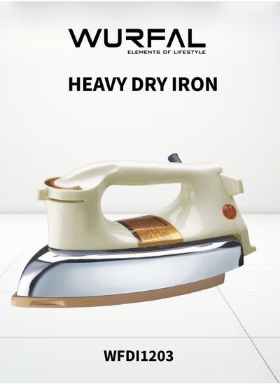 اشتري WURFAL Heavy Dry Iron Box With Temperature Settings Dial في السعودية