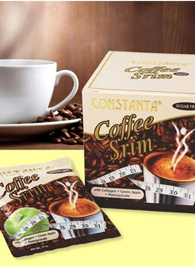 اشتري Coffee Srim Diet Weight Loss Slimming Collagen Skin Care 12 Sachets 15grams في الامارات