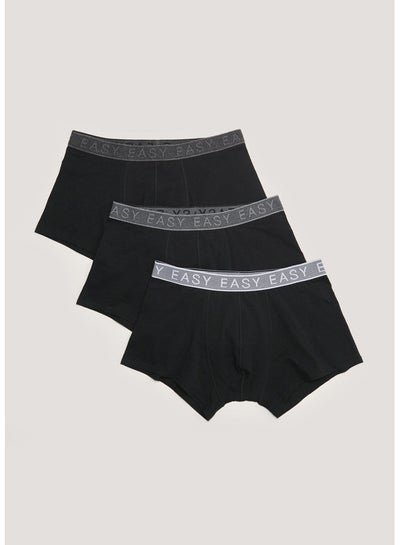 Buy 3 Pack Black Hipster Boxers in Egypt