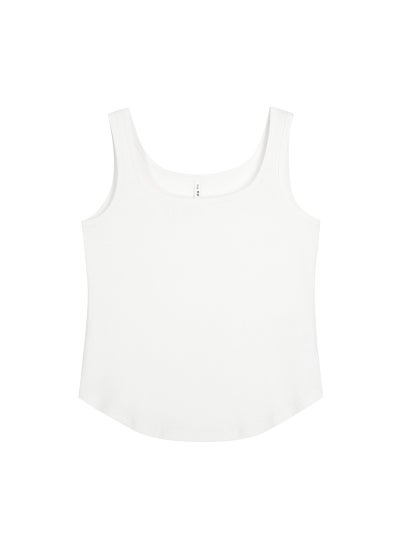 Buy Plus Size Womens U-Neck Knit Camisole White in Saudi Arabia