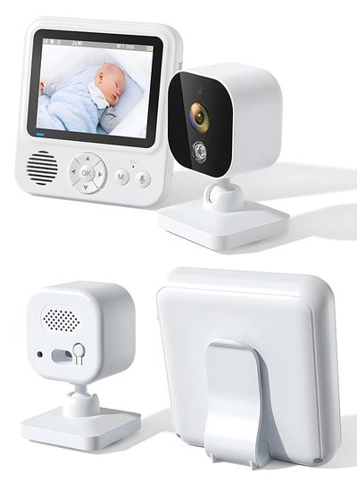 اشتري Baby Monitor Home Monitoring Child LCD Screen Wireless Baby Camera Monitor With Night Temperature Use في الامارات