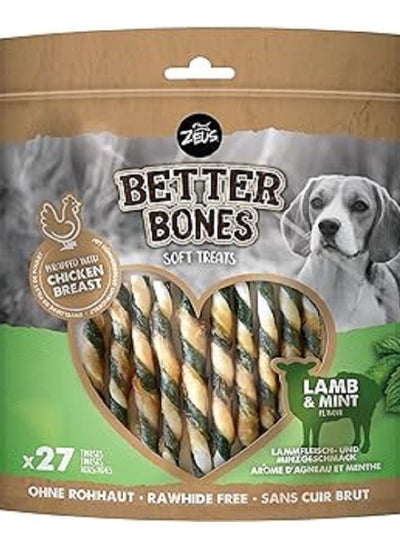 Buy Zeus Better Bones, Wrapped Twists Lamb & Mint, 308g in UAE