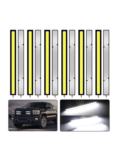 اشتري 12PCS Daytime Running Light, Car Universal Waterproof LED Strip Light, Super Bright Underglow Lights for Truck, Boat في السعودية