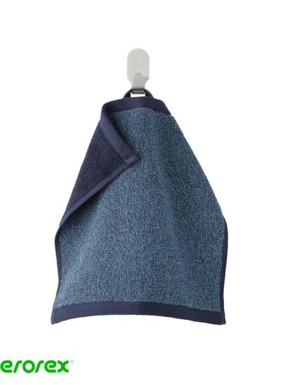 Buy Washcloth dark blue mélange 30x30 cm in Saudi Arabia