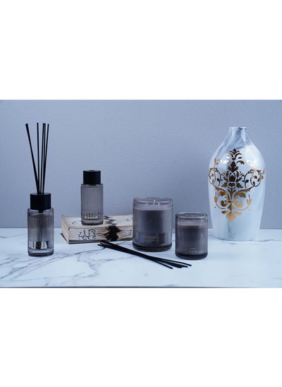 Buy Snow-Flower Jar Candle 220gm | Floral | Aromatic, Long Burn Time | 36x28x14 cm in UAE