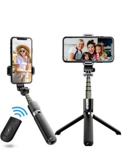 Buy Mobile Phone Selfie Stick Anti-shake Tripod Gimbal Handheld Balance Stabilizer in UAE